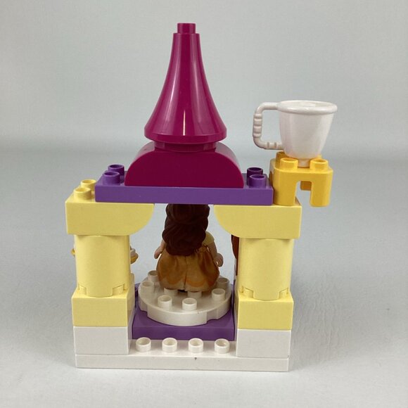 Lego Duplo Disney Princess Belle Ballroom Building 10960 Beauty Beast Cogsworth - Picture 4 of 6